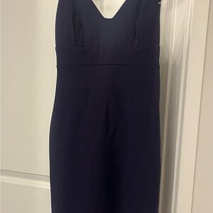 Lulu's Classic Navy Midi Dress